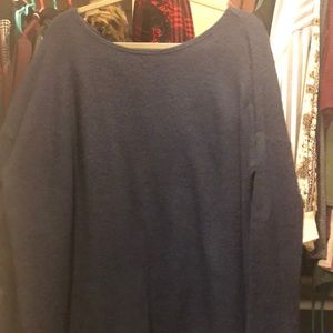 Navy Piko Sweater